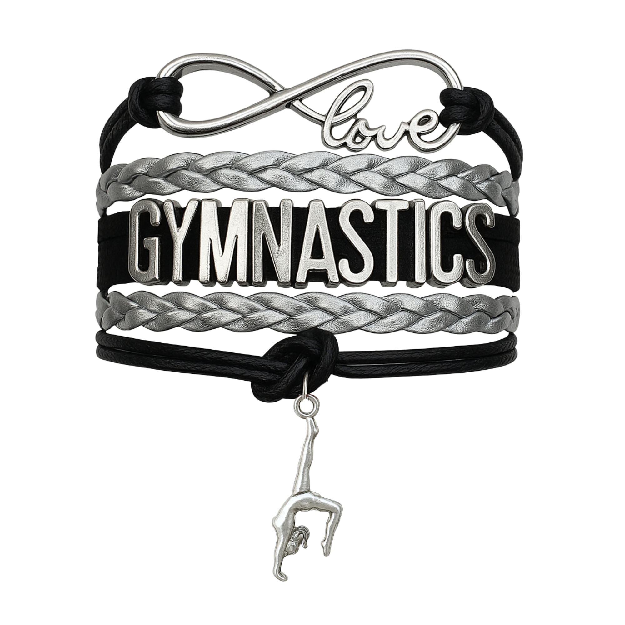 Girls Gymnastics Infinity Bracelet- 15 Colors