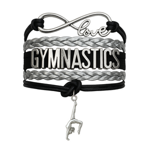 Girls Gymnastics Infinity Bracelet- 15 Colors