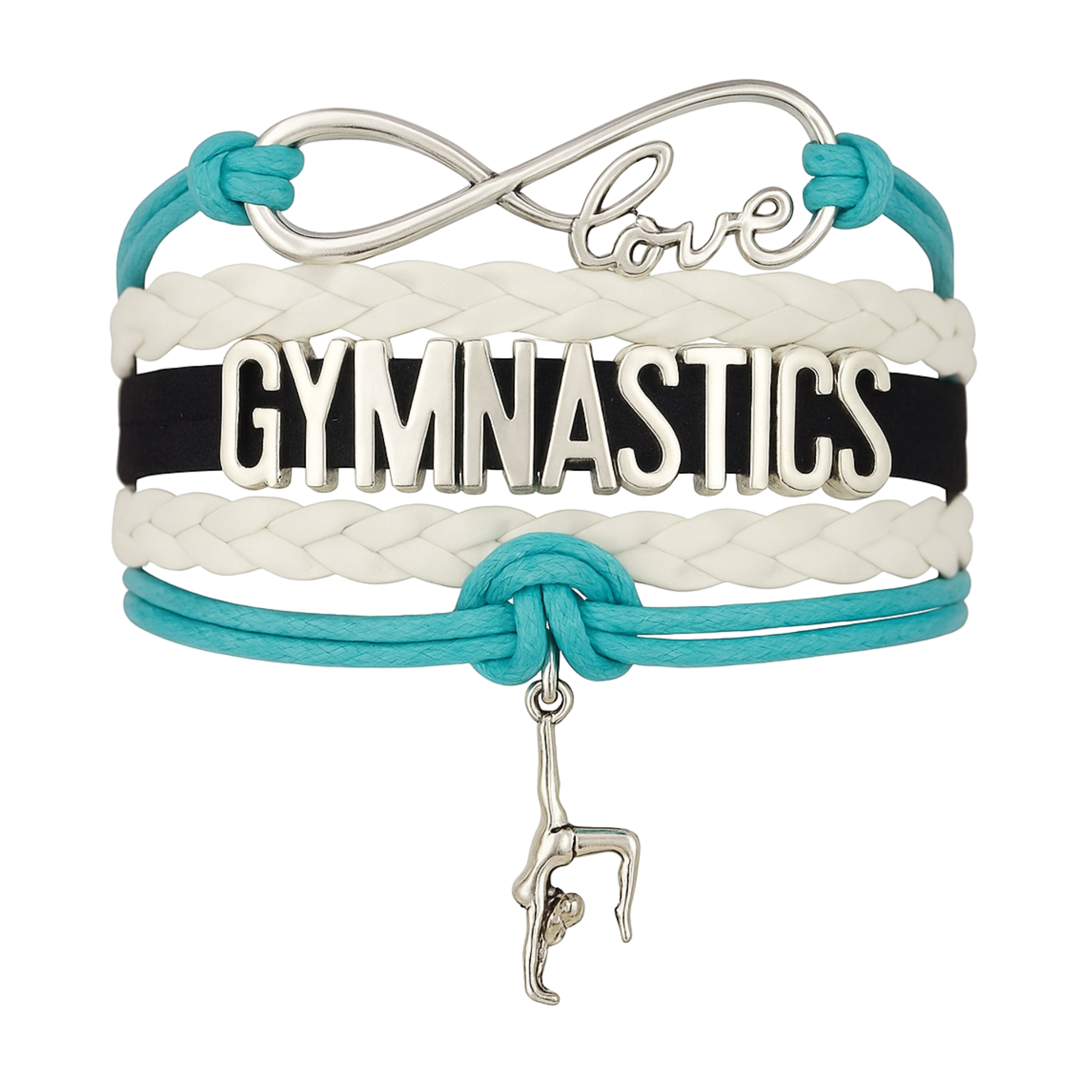 Girls Gymnastics Infinity Bracelet- 15 Colors