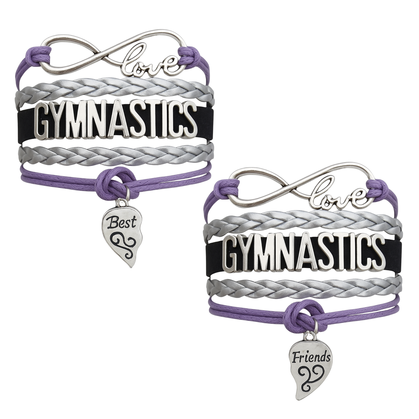 Girls Gymnastics Friendship Bracelets - Pick Colors