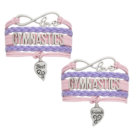 Girls Gymnastics Friendship Bracelets - Pick Colors
