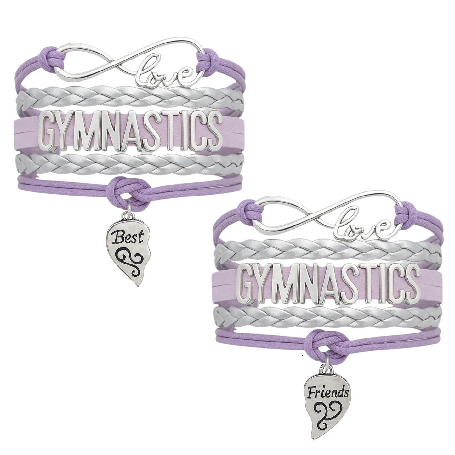Girls Gymnastics Friendship Bracelets - Pick Colors