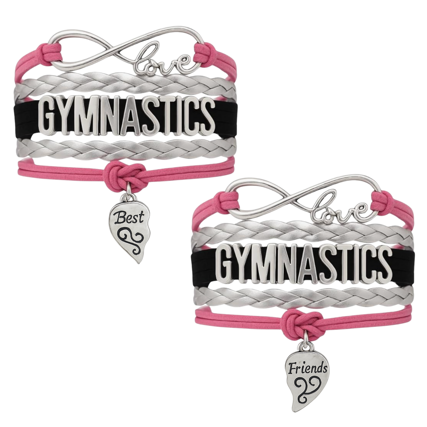 Girls Gymnastics Friendship Bracelets - Pick Colors