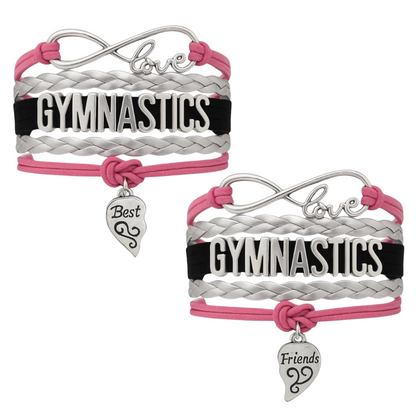 Girls Gymnastics Friendship Bracelets - Pick Colors