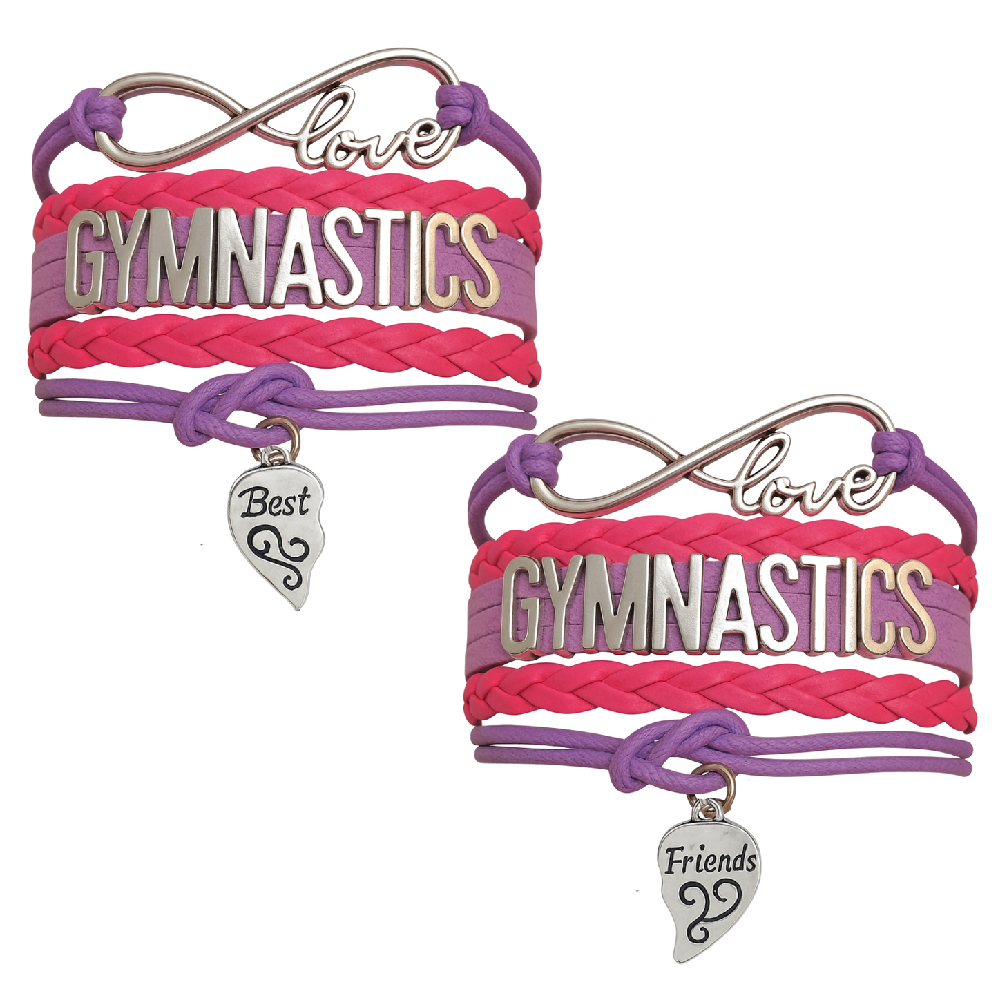 Girls Gymnastics Friendship Bracelets - Pick Colors