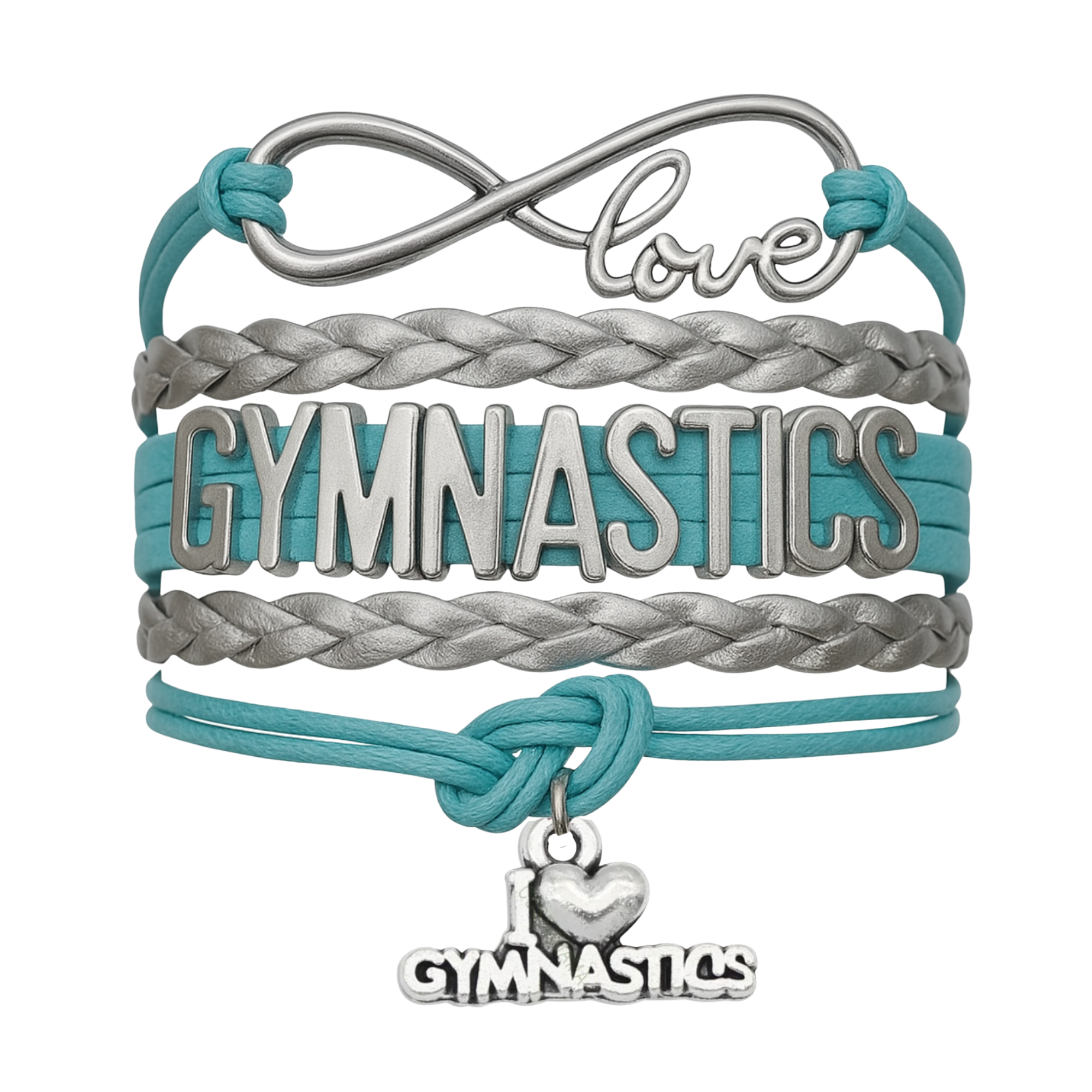 Girls Gymnastics Bracelet - Pick Charm