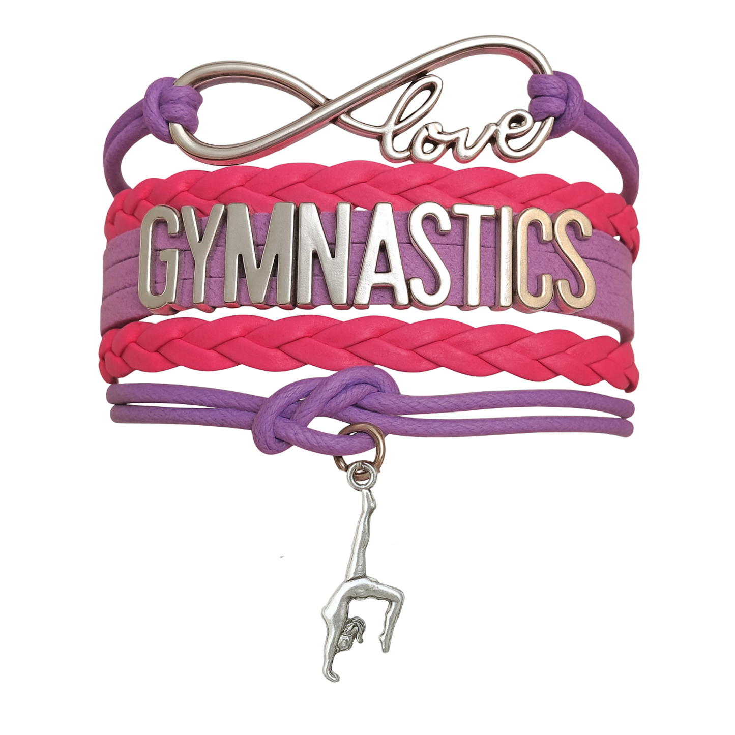 Girls Gymnastics Bracelet - Pick Charm
