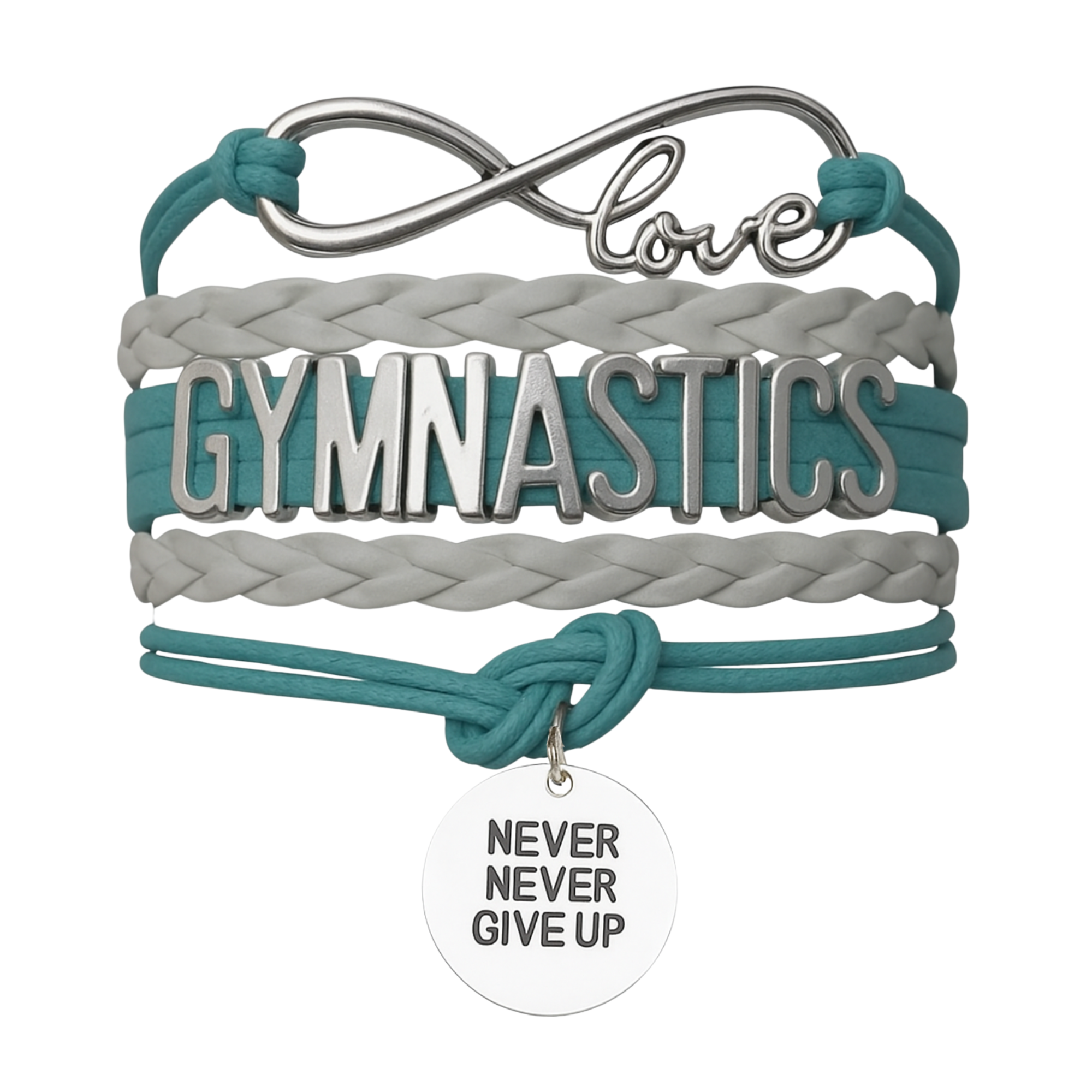 Girls Gymnastics Infinity Bracelet