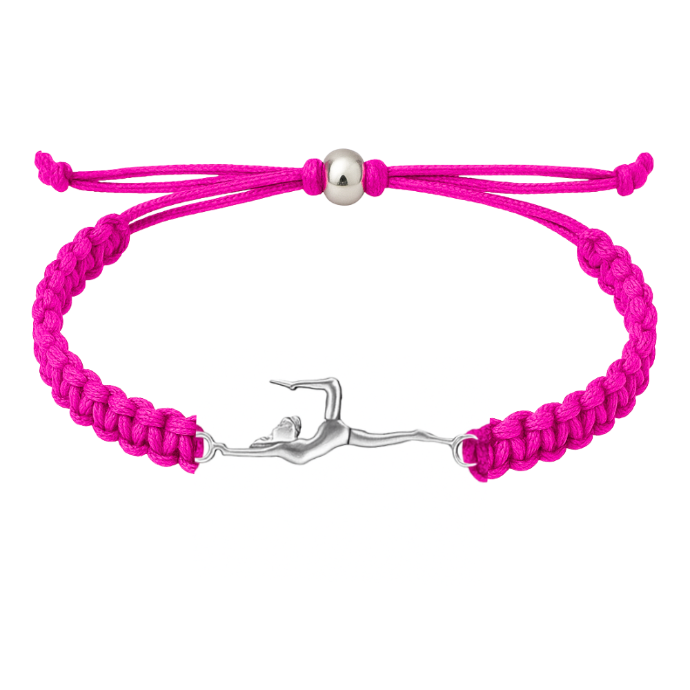Gymnastics Adjustable Rope Bracelet - Pick Colors