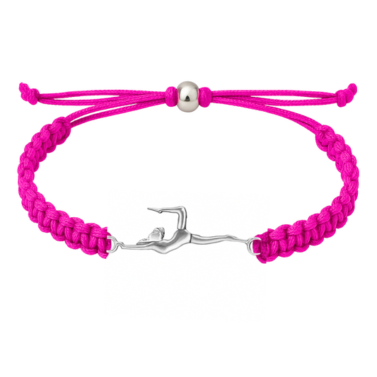 Gymnastics Adjustable Rope Bracelet - Pick Colors