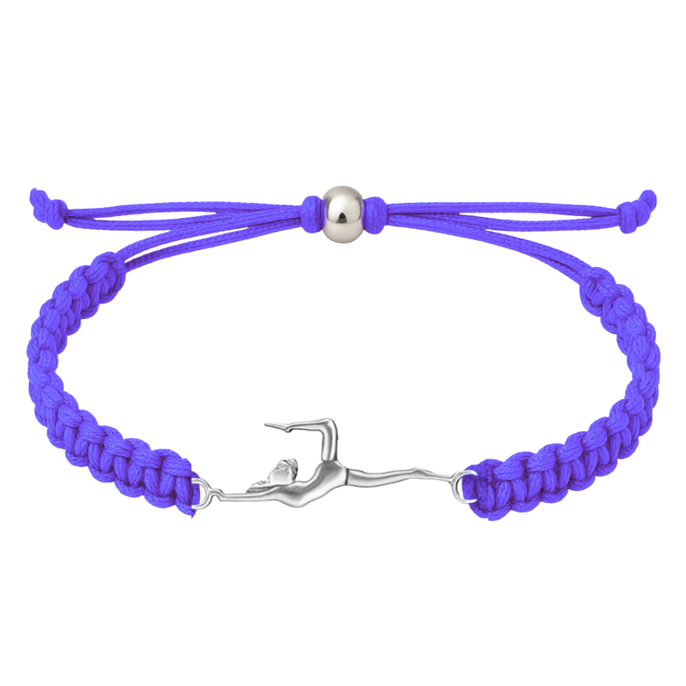 Gymnastics Adjustable Rope Bracelet - Pick Colors
