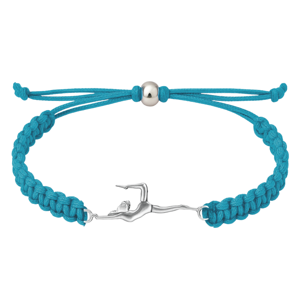 Gymnastics Adjustable Rope Bracelet - Pick Colors