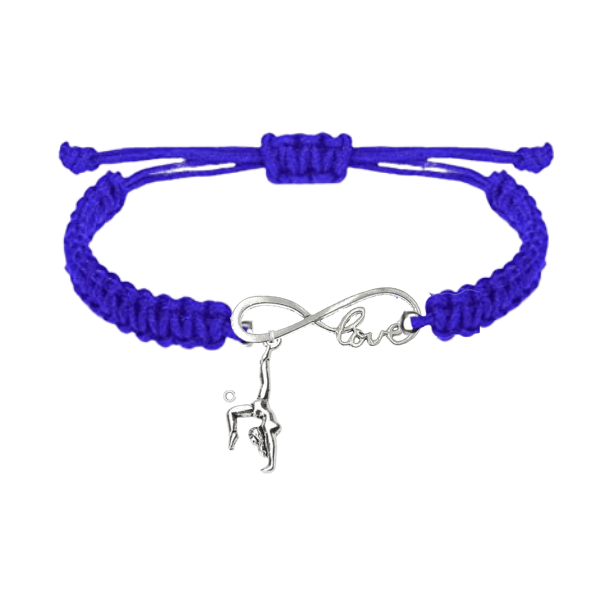 blue Gymnastics Rope Bracelet 