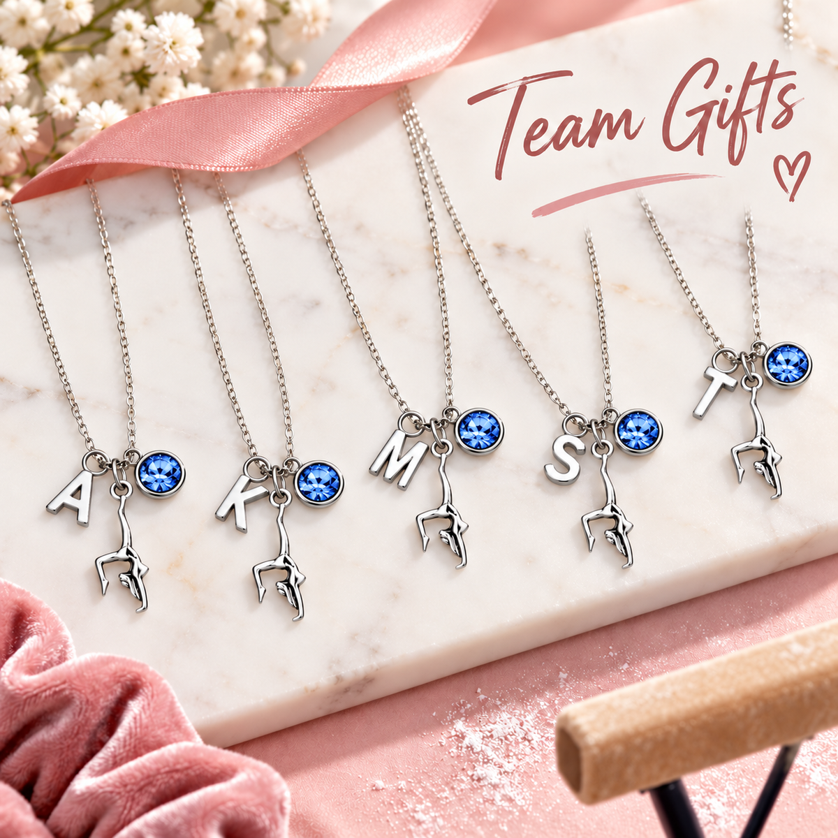 Personalized Gymnastics Necklace