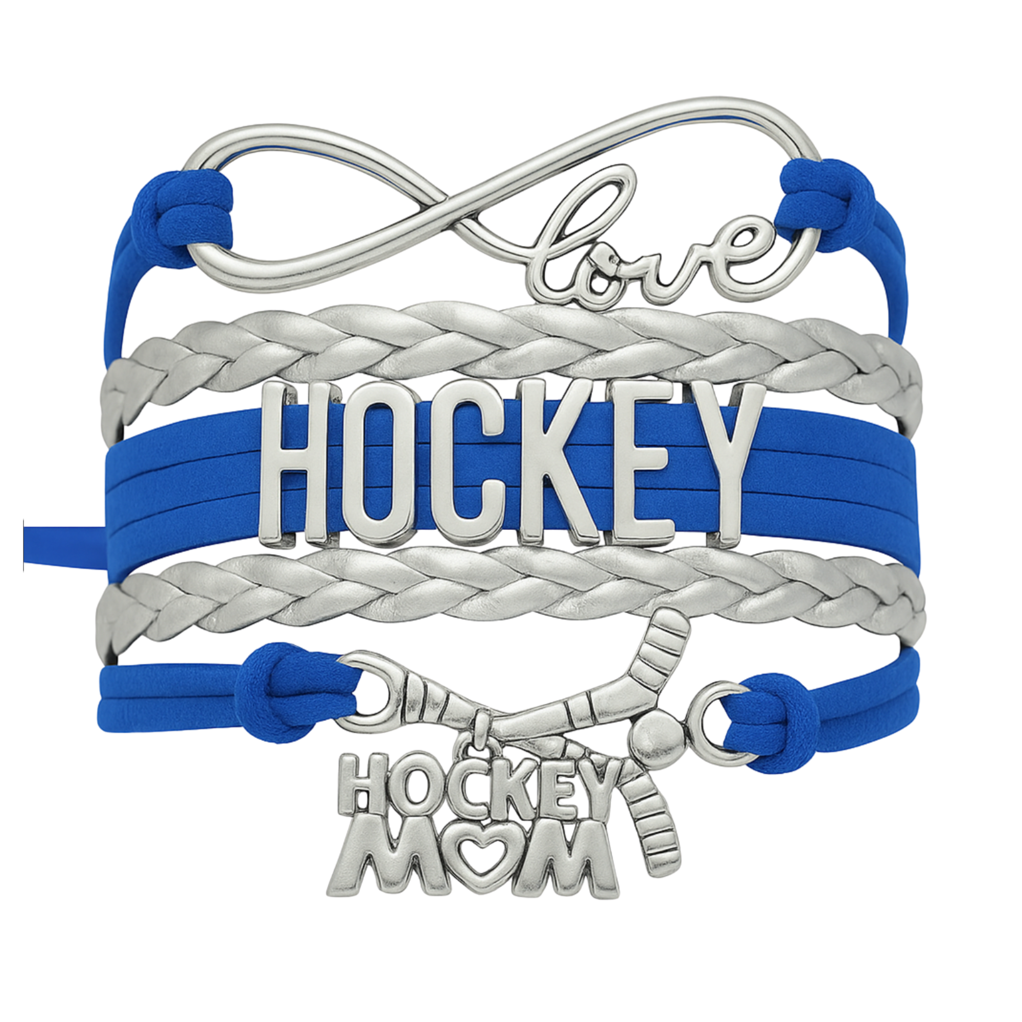Ice Hockey Mom Bracelet - Pick Colors