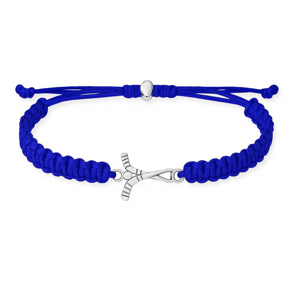 Ice Hockey Rope Bracelet - Pick Color