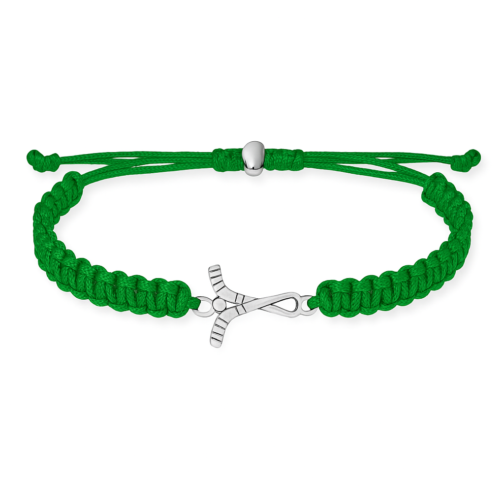 Ice Hockey Rope Bracelet - Pick Color