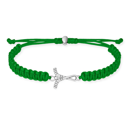 Ice Hockey Rope Bracelet - Pick Color