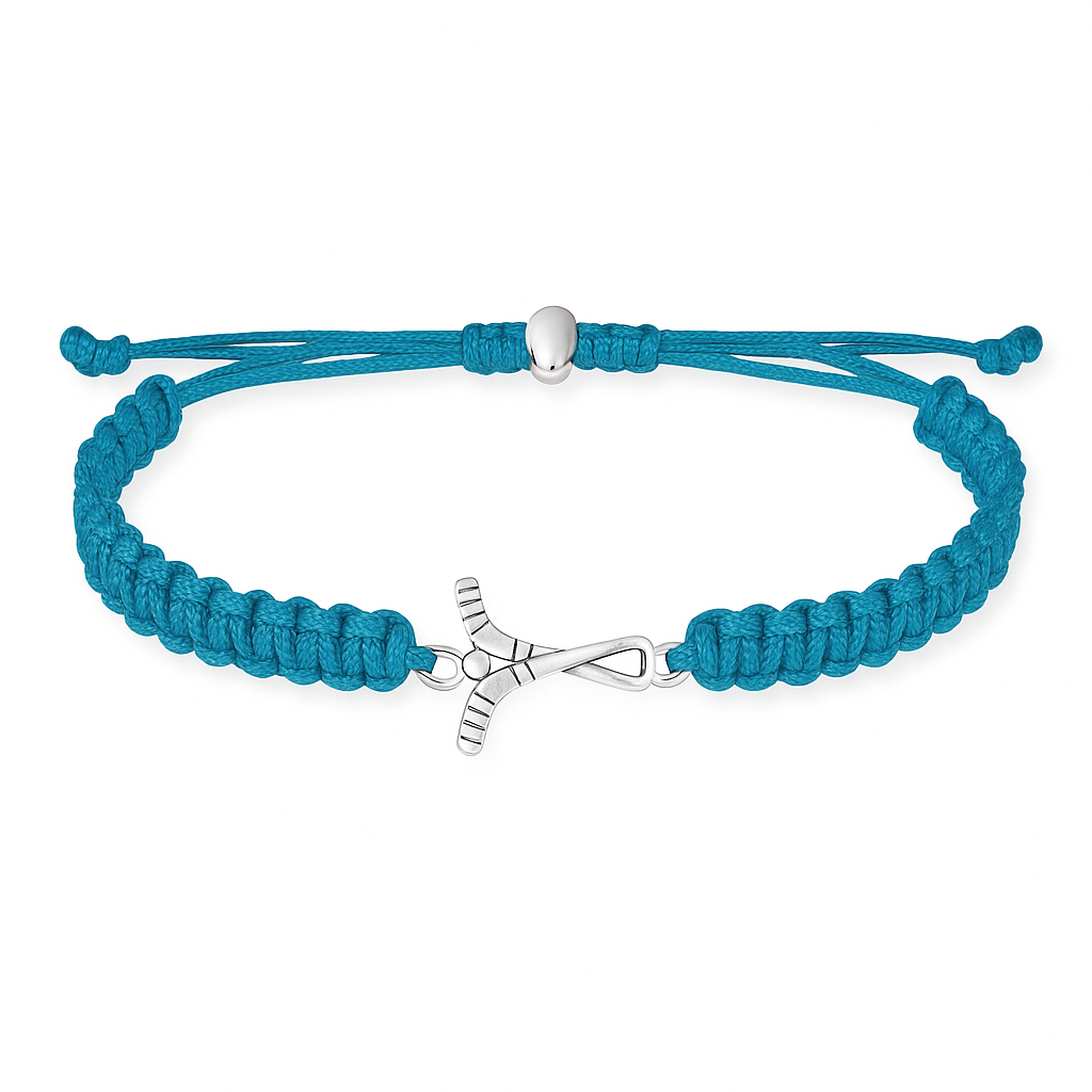 Ice Hockey Rope Bracelet - Pick Color