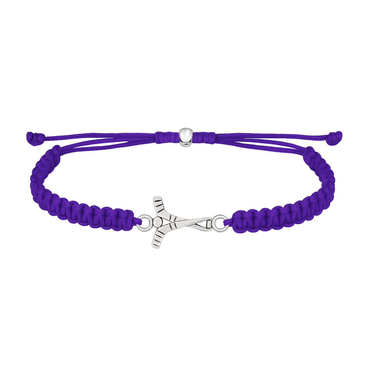 Ice Hockey Rope Bracelet - Pick Color