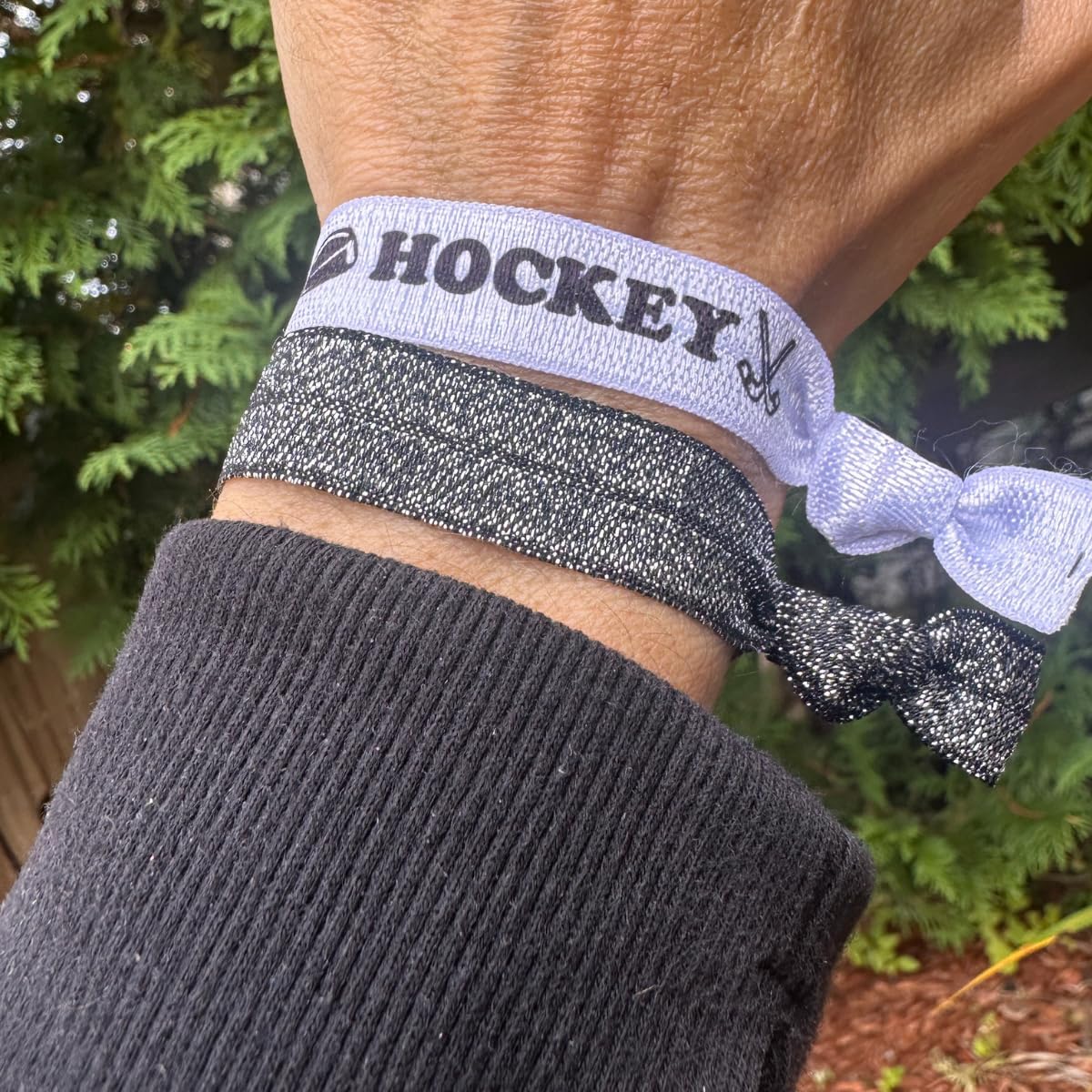Ice Hockey Hair Ties
