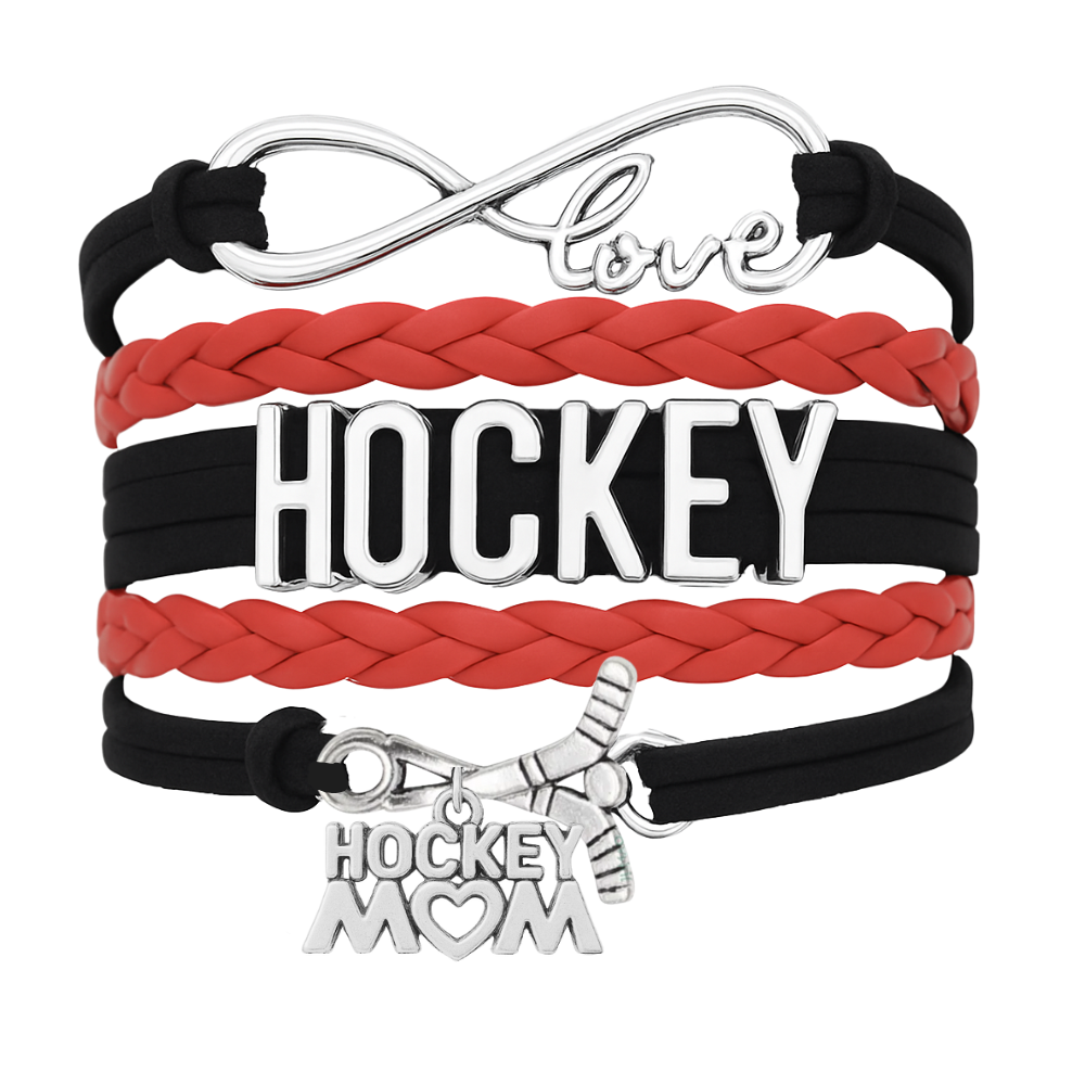 Ice Hockey Mom Bracelet - Pick Colors