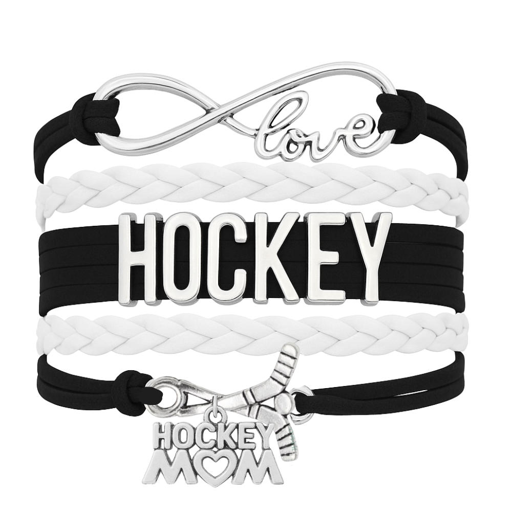 Ice Hockey Mom Bracelet - Pick Colors