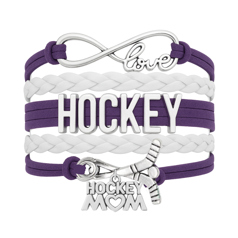Ice Hockey Mom Bracelet - Pick Colors
