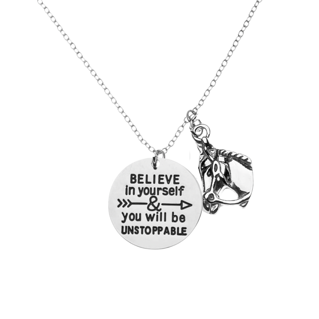 Horse Necklace - Motivational Phrases