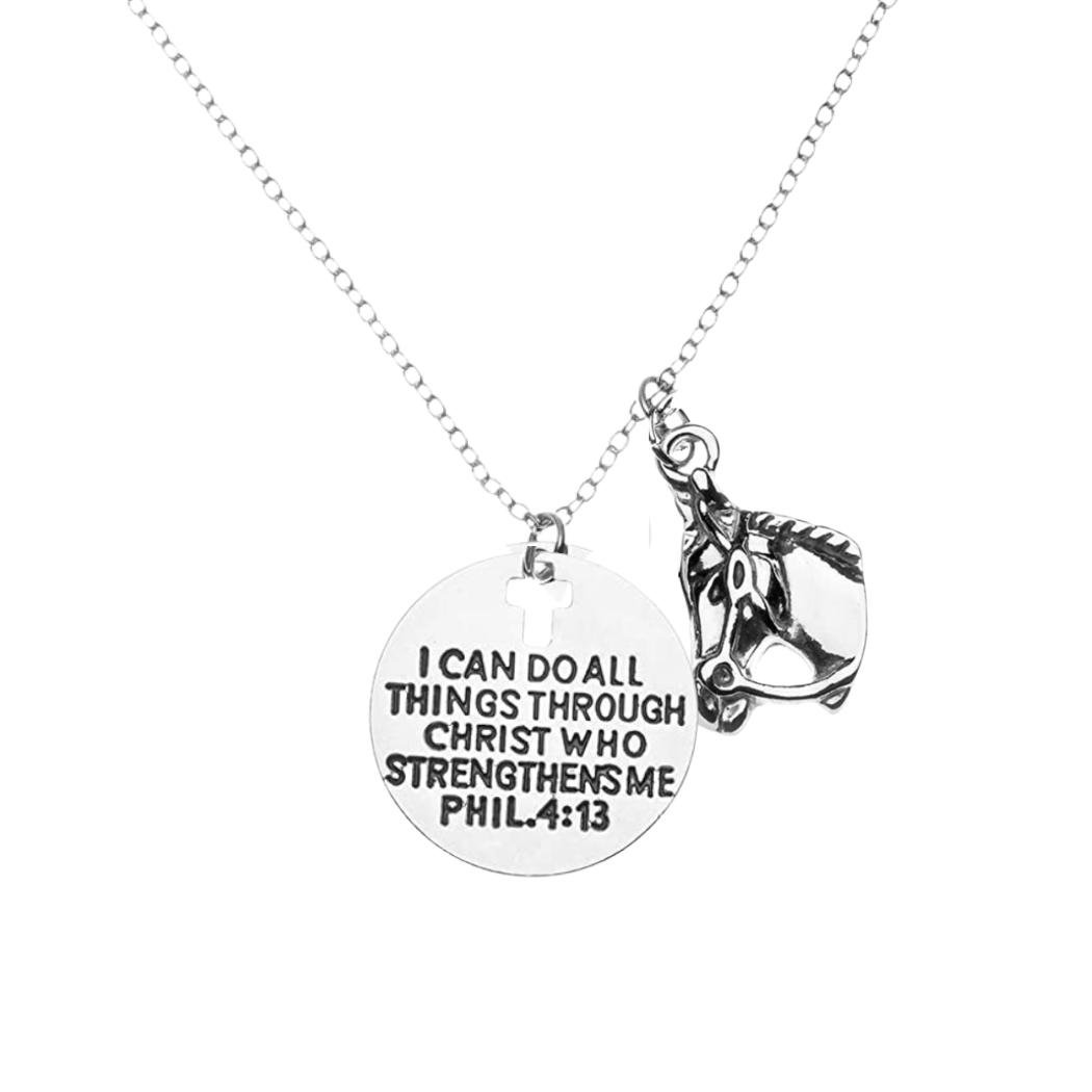 Horse Necklace - Motivational Phrases