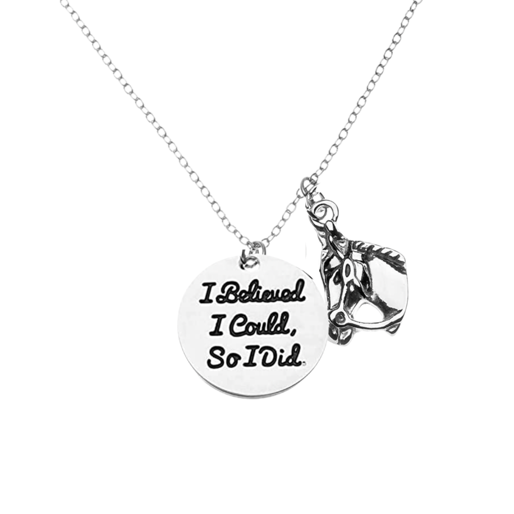Horse Necklace - Motivational Phrases