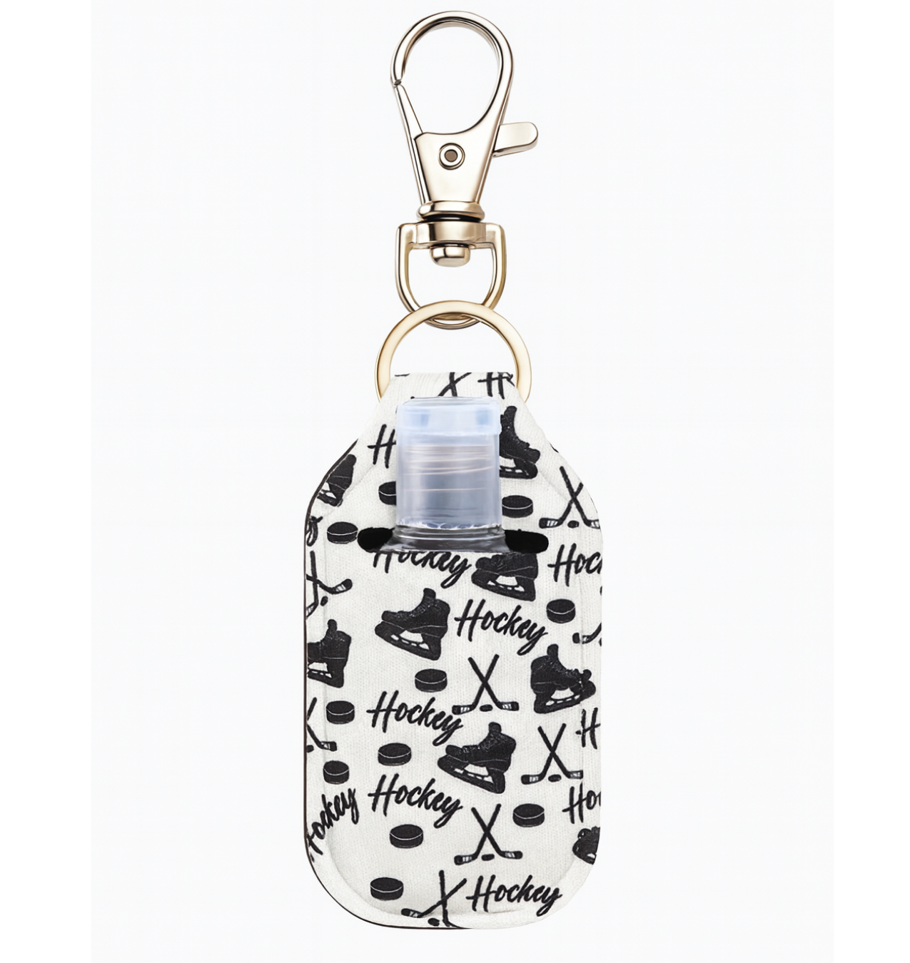 Ice Hockey Clip On Hand Sanitizer Holder