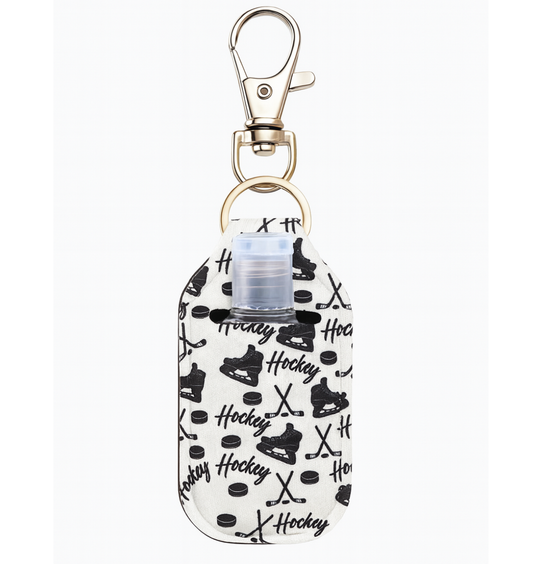 Ice Hockey Clip On Hand Sanitizer Holder