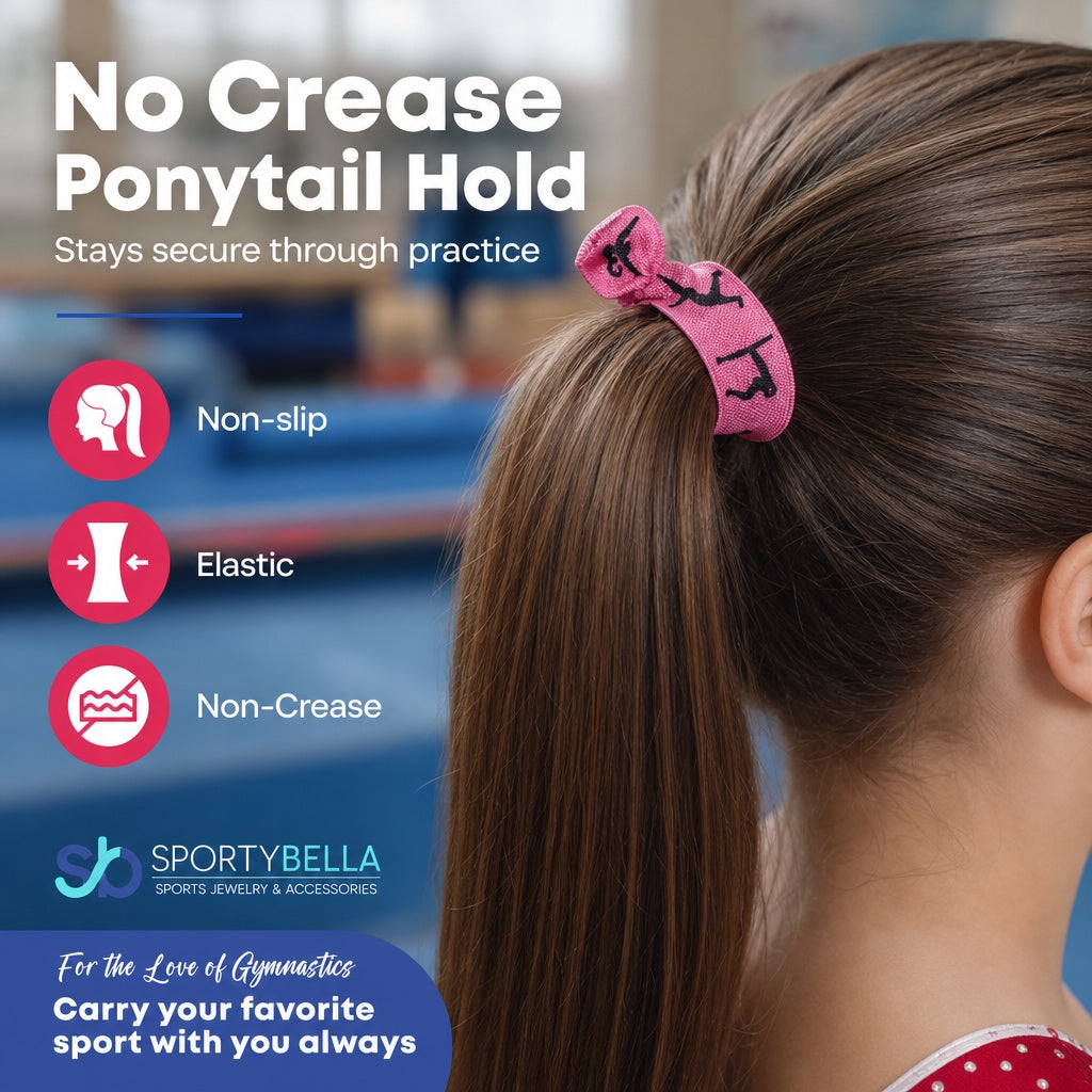 Girls Gymnastics Hair Ties Set-Multi Colored
