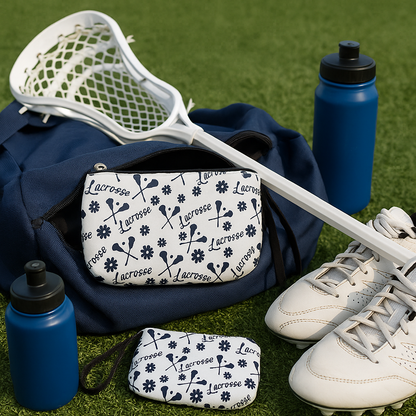 Lacrosse Black Wristlet Pouch Purse