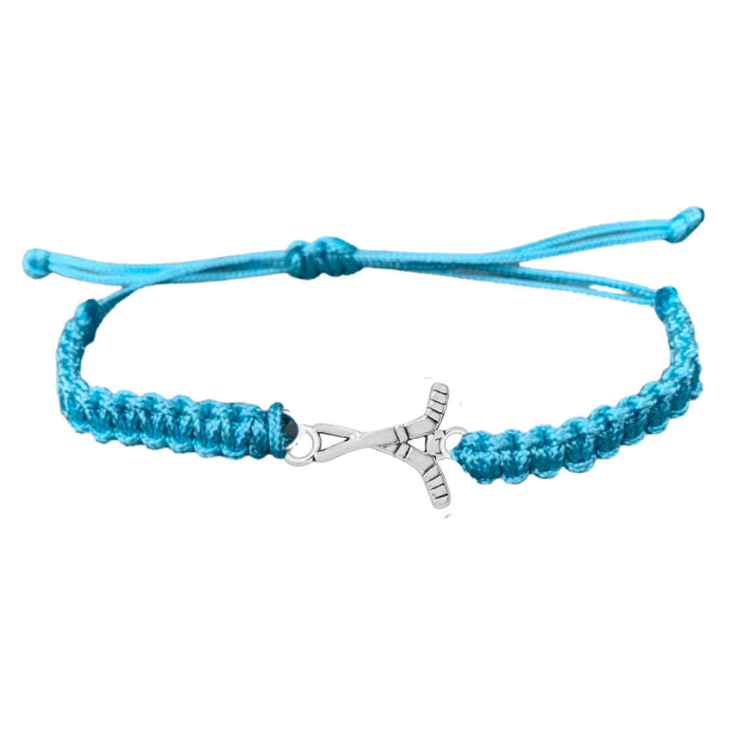 light blue Ice Hockey Bracelet