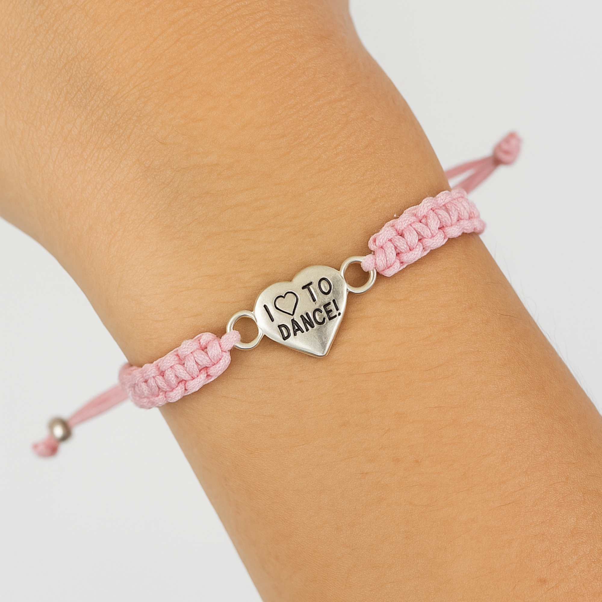 Love to Dance Heart Rope Bracelet