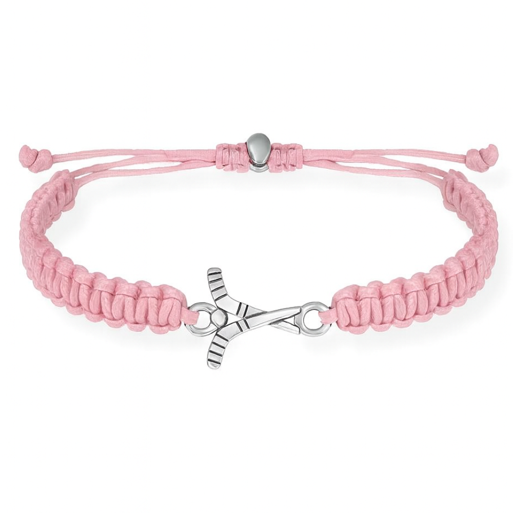 Ice Hockey Rope Bracelet - Pick Color