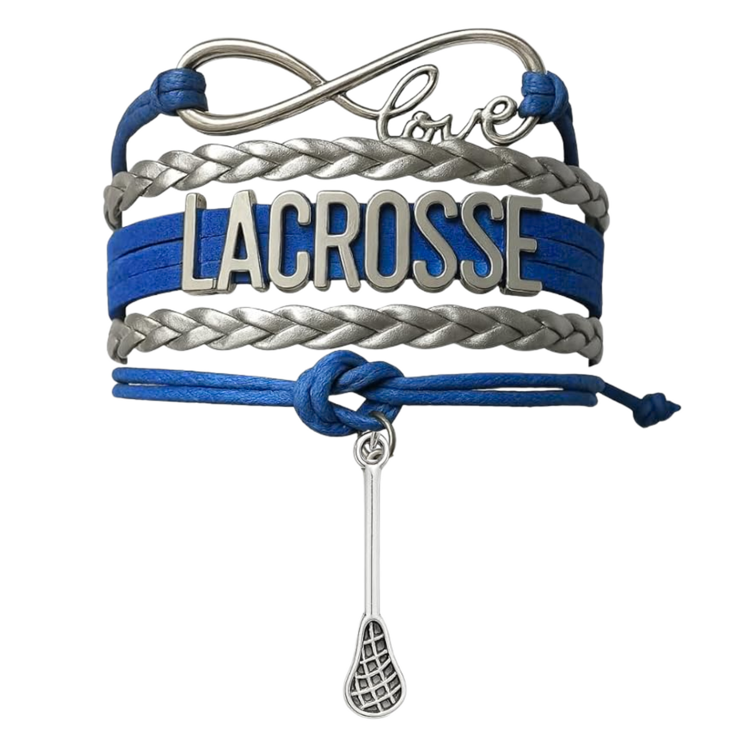 Lacrosse Infinity Bracelet - Pick Charm