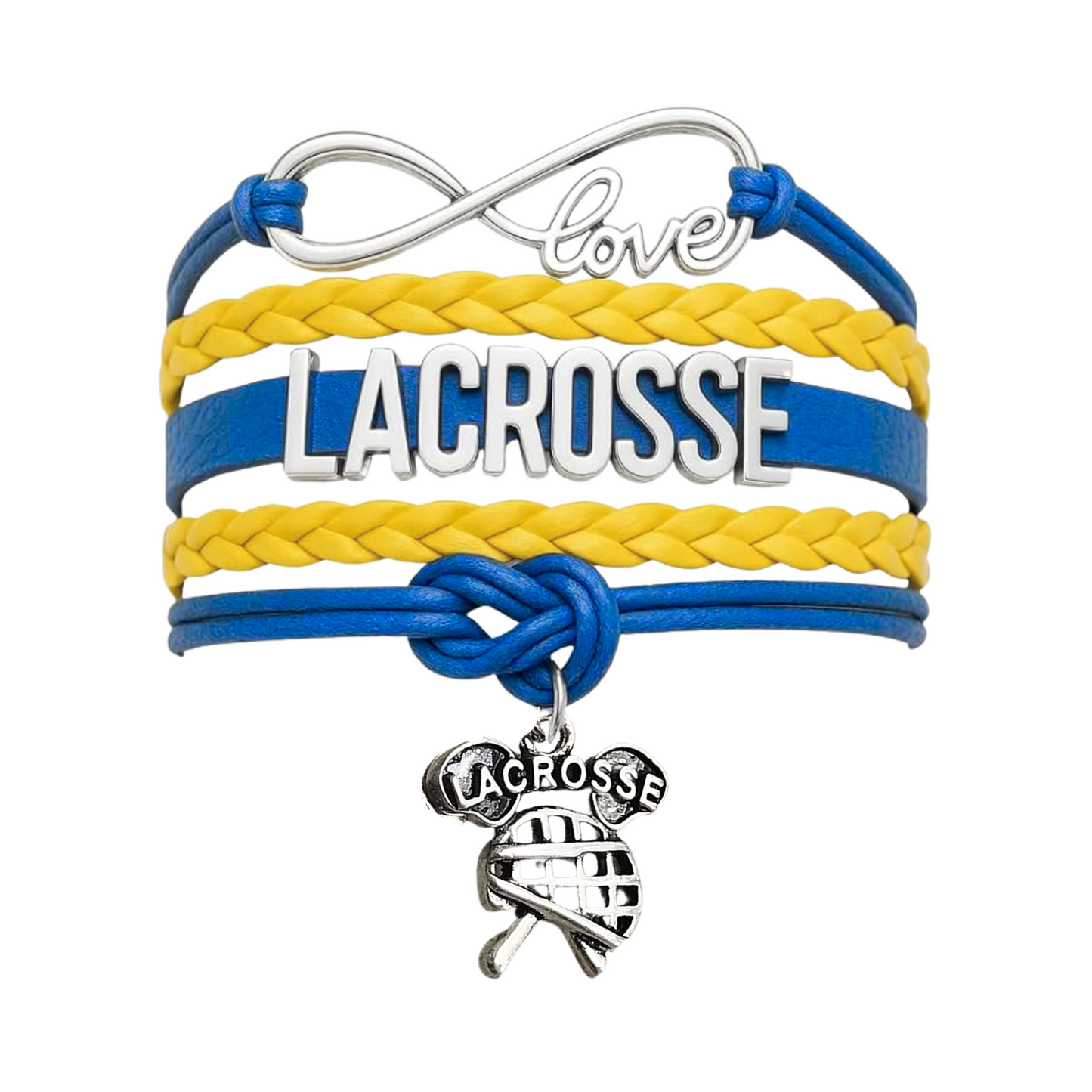 Lacrosse Infinity Bracelet - Pick Charm