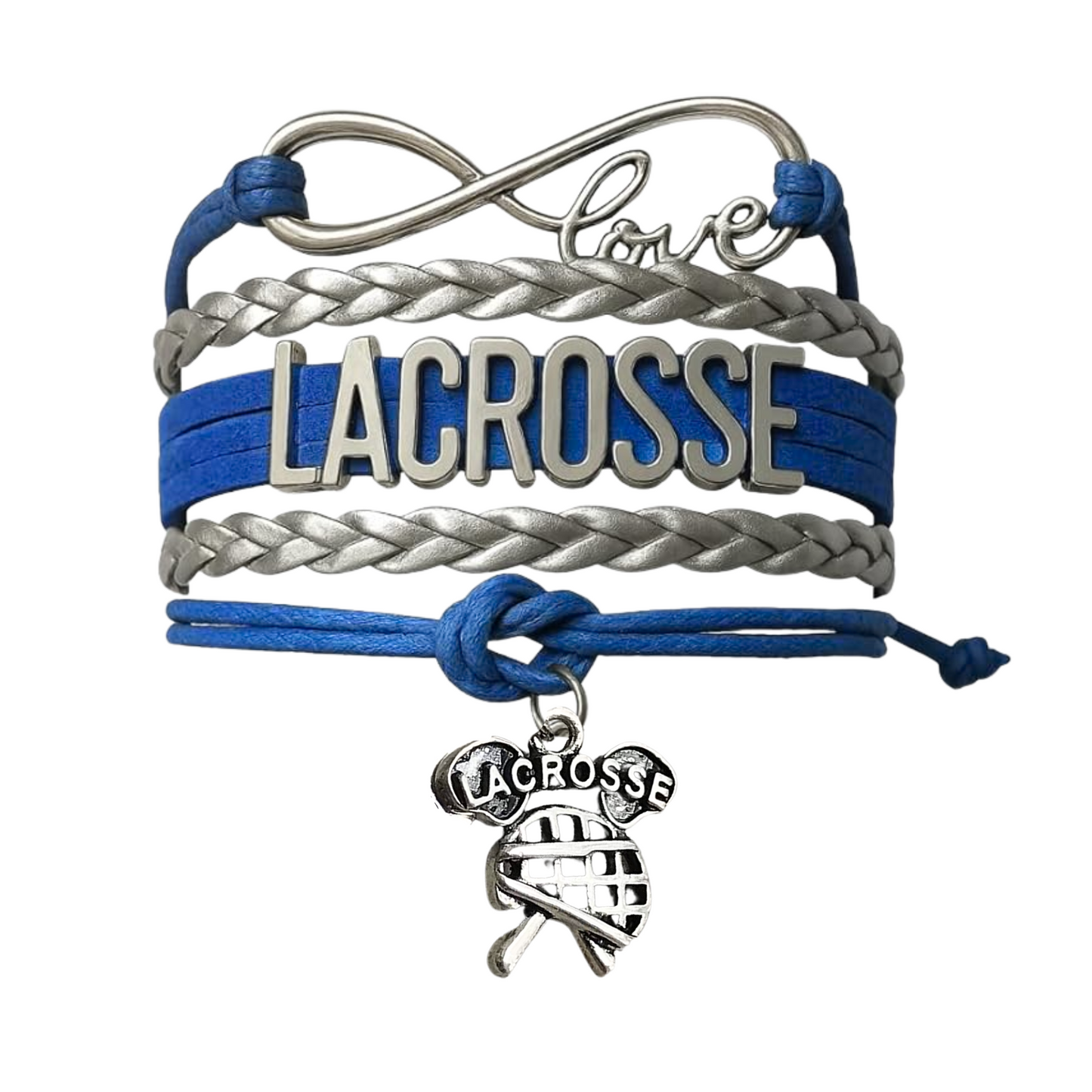 Lacrosse Infinity Bracelet - Pick Charm