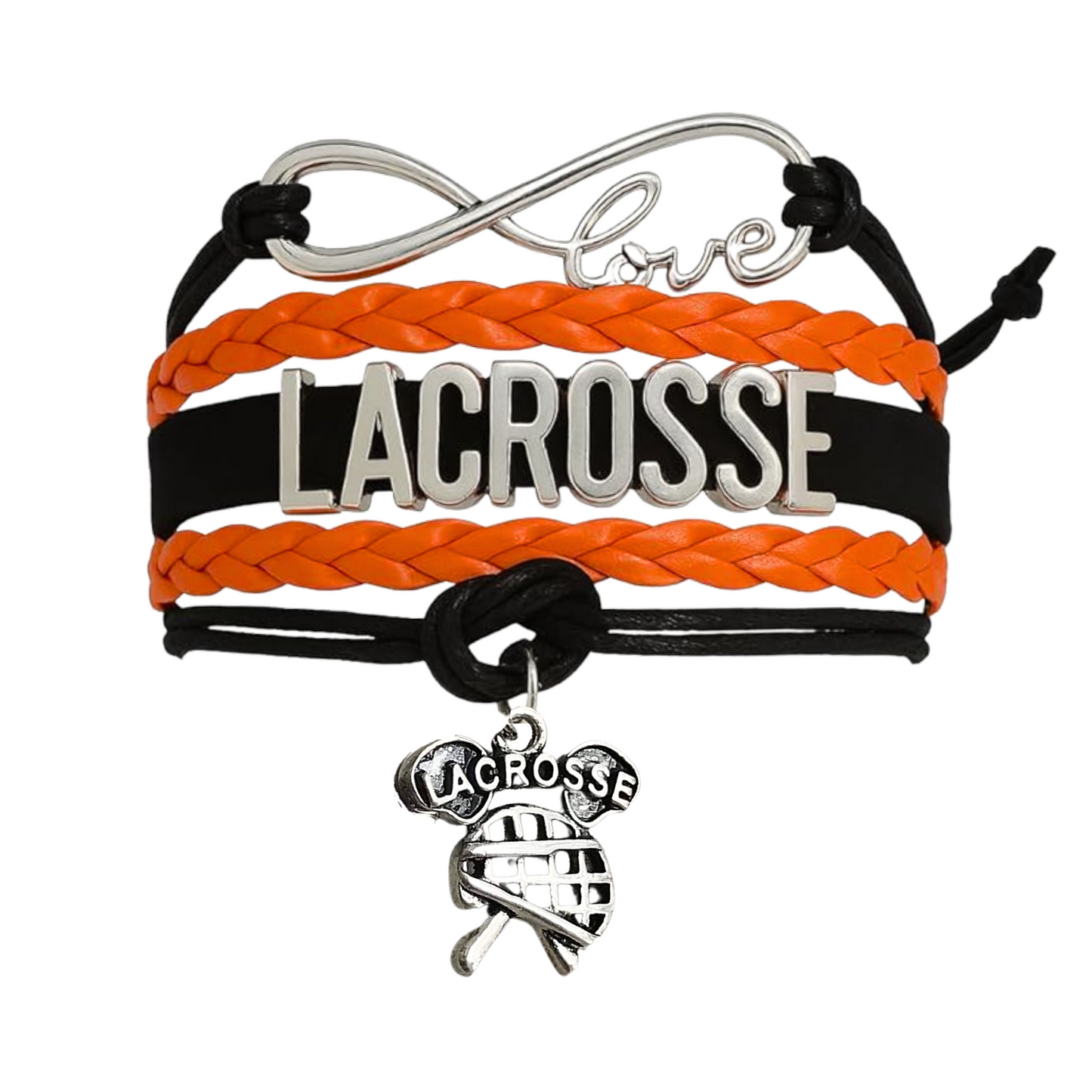 Lacrosse Infinity Bracelet - Pick Charm