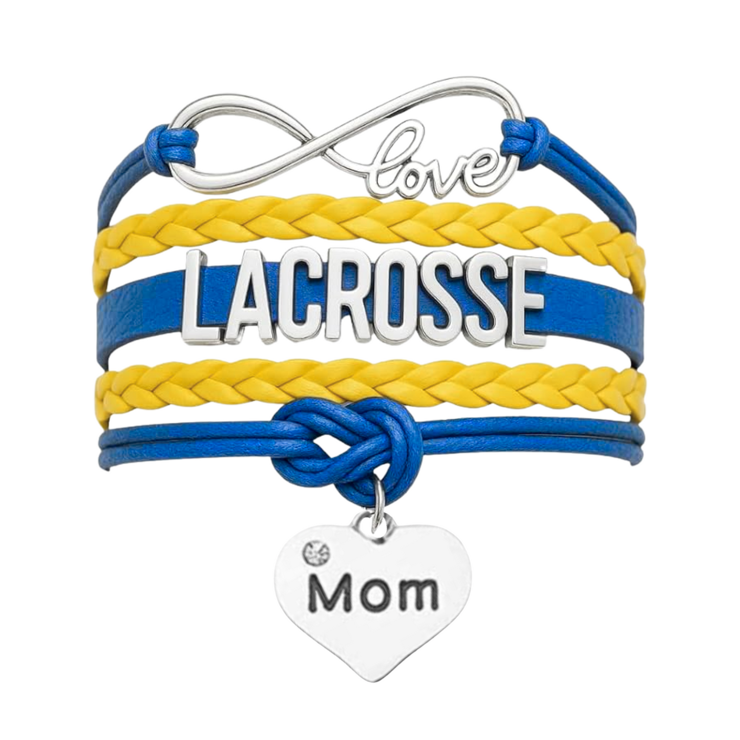 Lacrosse Infinity Bracelet - Pick Charm