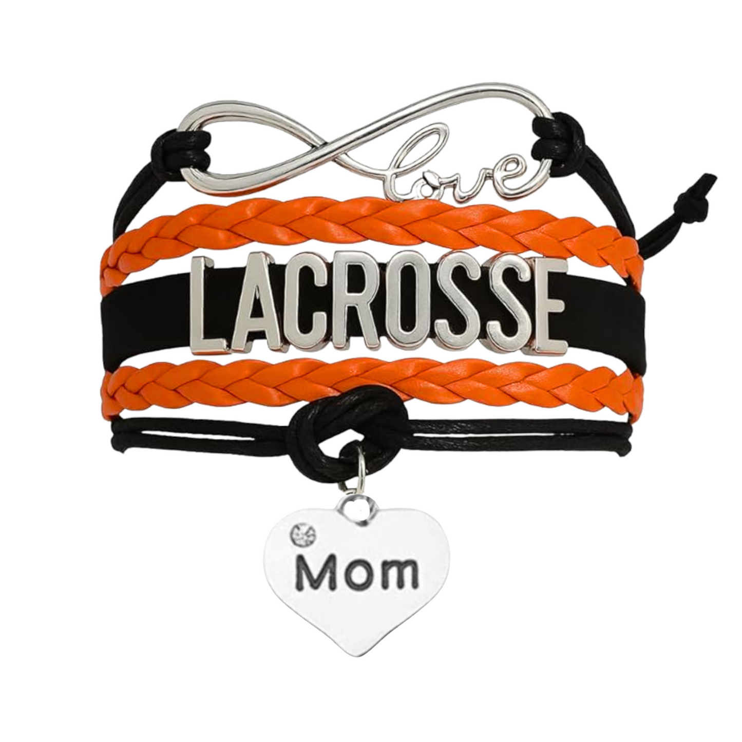 Lacrosse Infinity Bracelet - Pick Charm