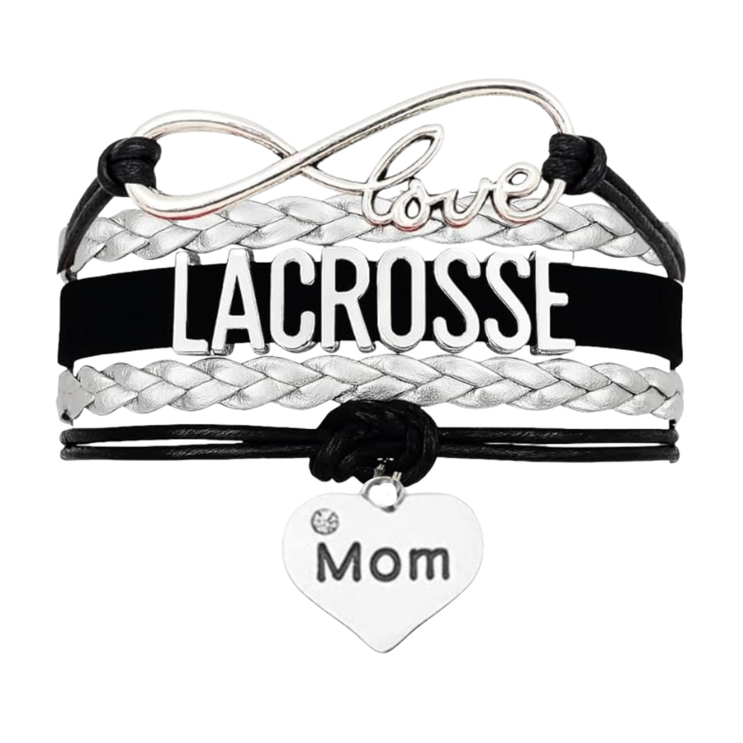 Lacrosse Infinity Bracelet - Pick Charm