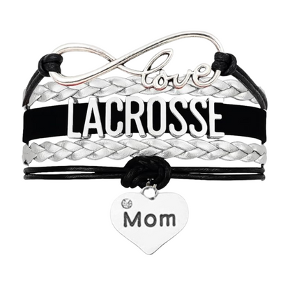 Lacrosse Infinity Bracelet - Pick Charm