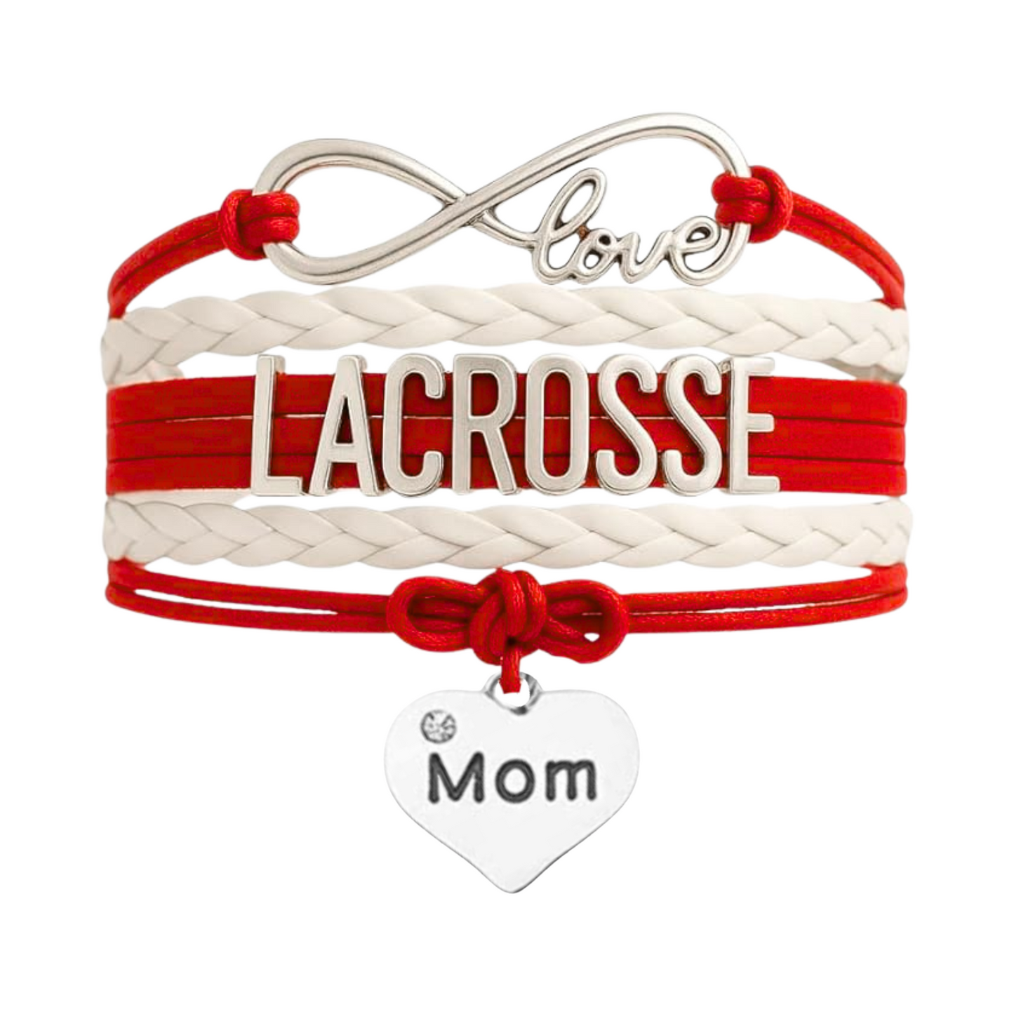 Lacrosse Infinity Bracelet - Pick Charm