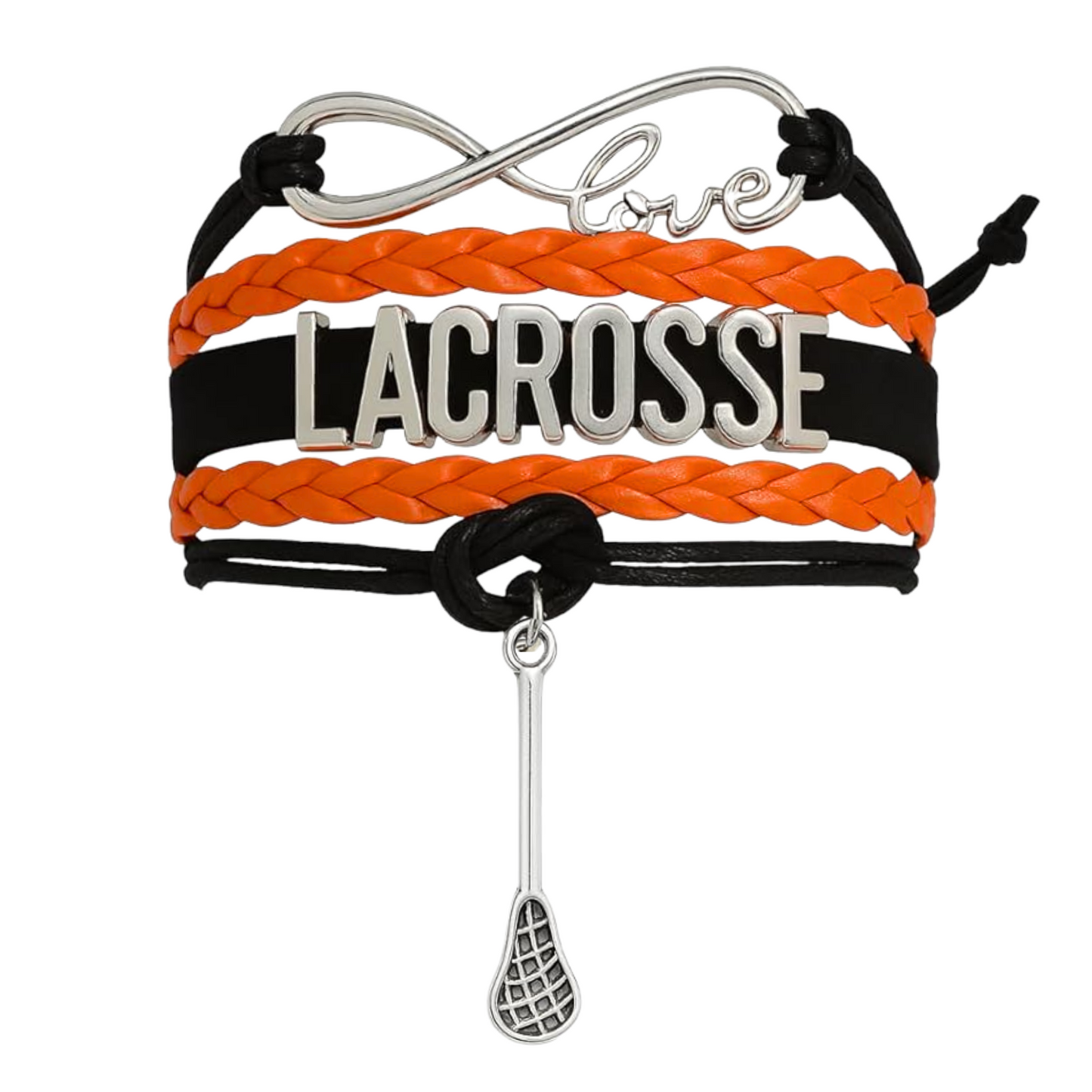 Lacrosse Infinity Bracelet - Pick Charm