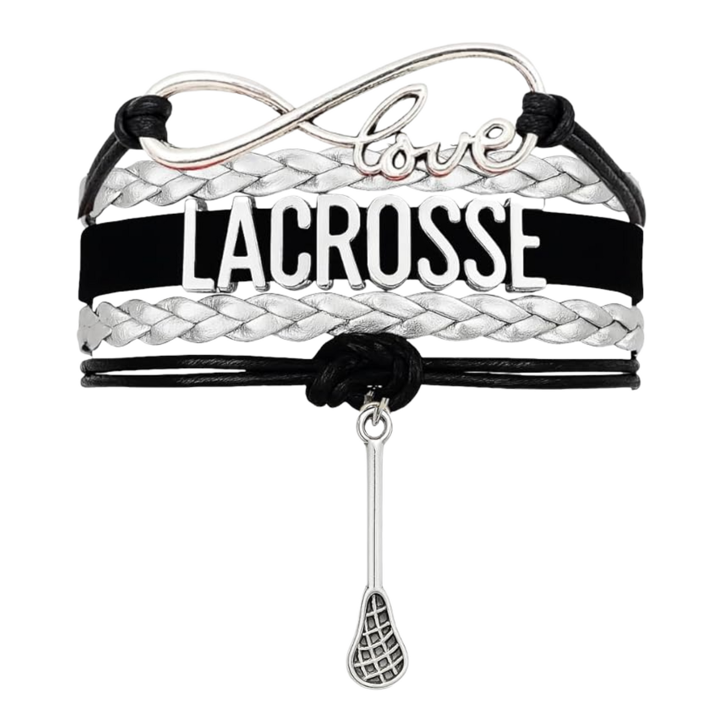 Lacrosse Infinity Bracelet - Pick Charm