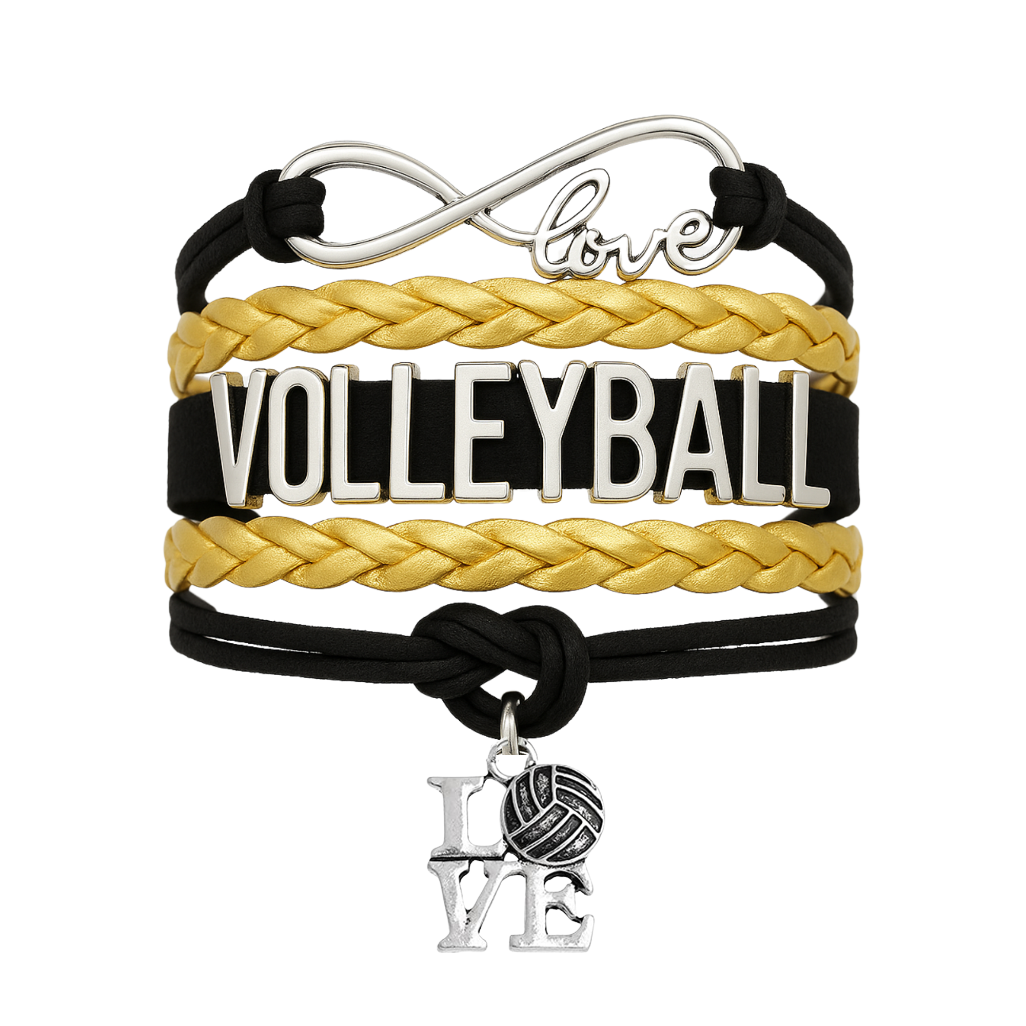 Volleyball Love Bracelet - Pick Your Team Colors